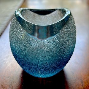 PartyLite Blue Nordic Ice Ombre votive/tea light holder
